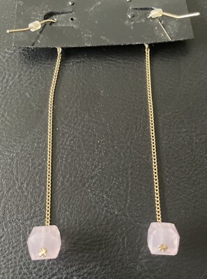 Accessorize Golden Tone Hook Earrings.