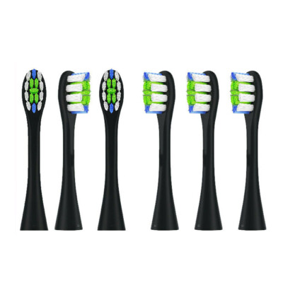 6x Ersatz Zahnbürstenköpfe kompatibel Für Oclean One SE SE+ Air X 99 Pro Schwarz