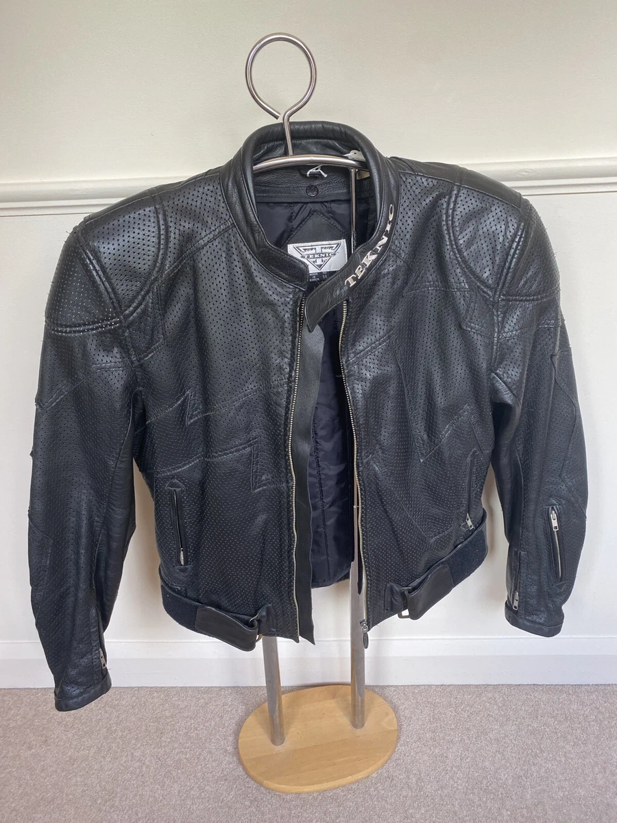 Teknic leather deals jacket