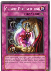 Ominous Fortunetelling - LOD-094 - Common - 1st Edition x3 - Lightly Played