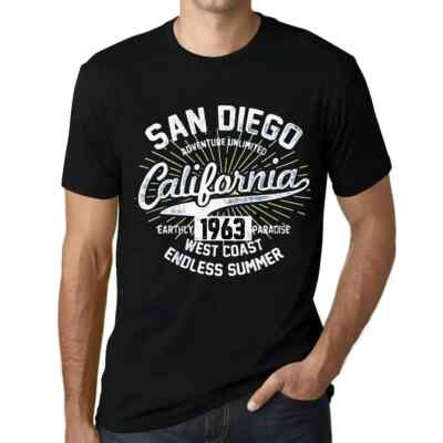 ULTRABASIC Herren T-Shirt San Diego Kalifornien Endloser Sommer 1963 San Diego