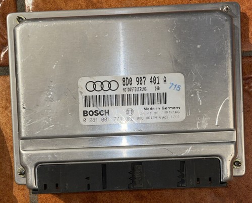 Org Bosch Audi A4 B5 2.5l Motorsteuergerät 8D0907401A 0281001774 Steuergerät ECU