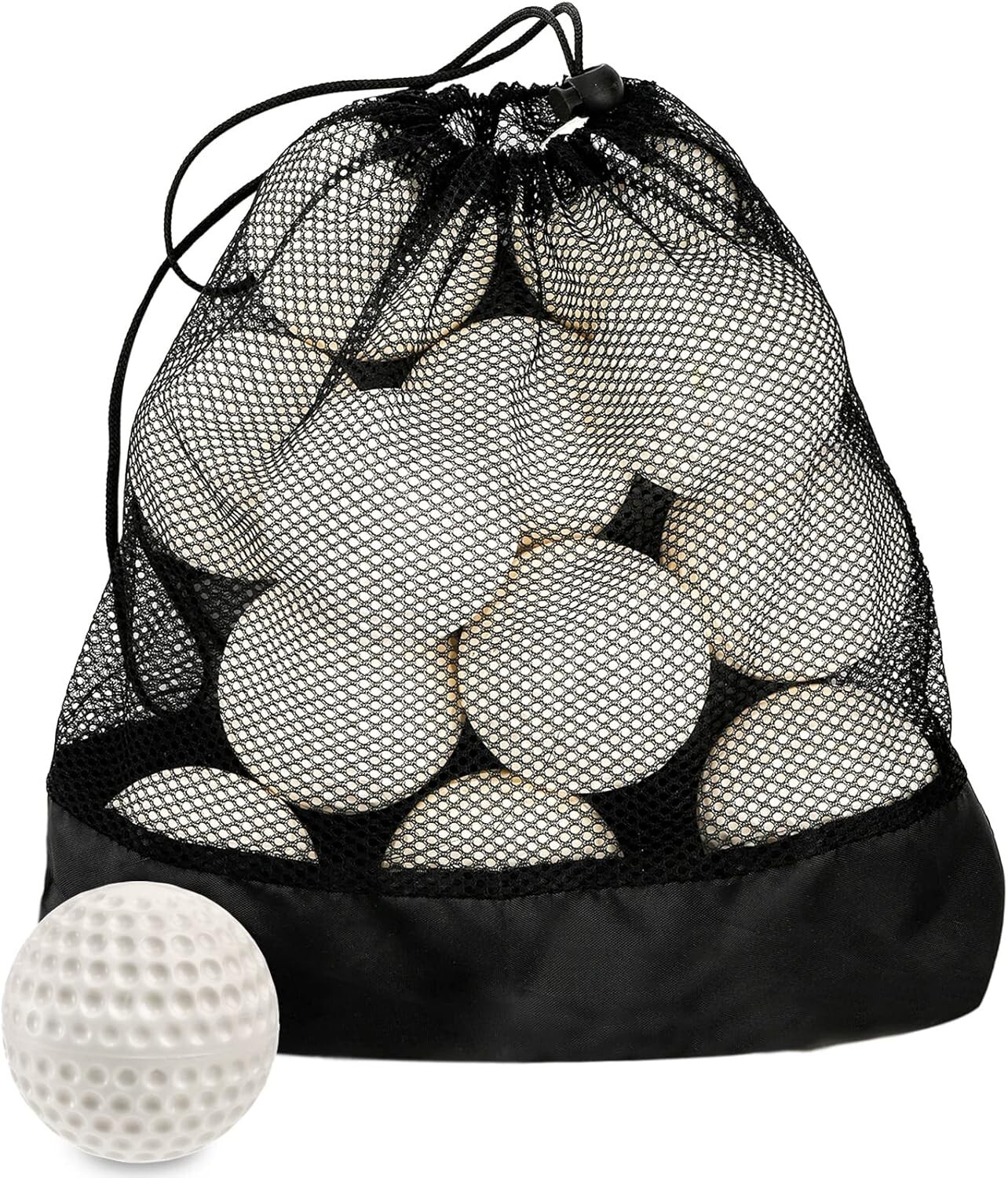 12 Pack Green Dimpled Baseballs, 9-Inch Pitching Machine Baseballs for Hand-Eye