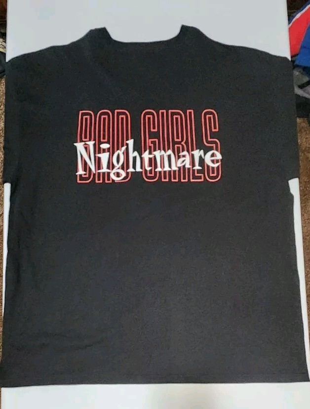 Vtg 90's Disney Villains Bad Girls Nightmare Double Sided Graphic