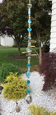 Healing Gemstone Quartz Crystal Suncatcher/Prism made with Swarovski Elmts USA