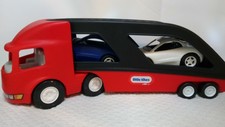 little tikes semi truck car hauler