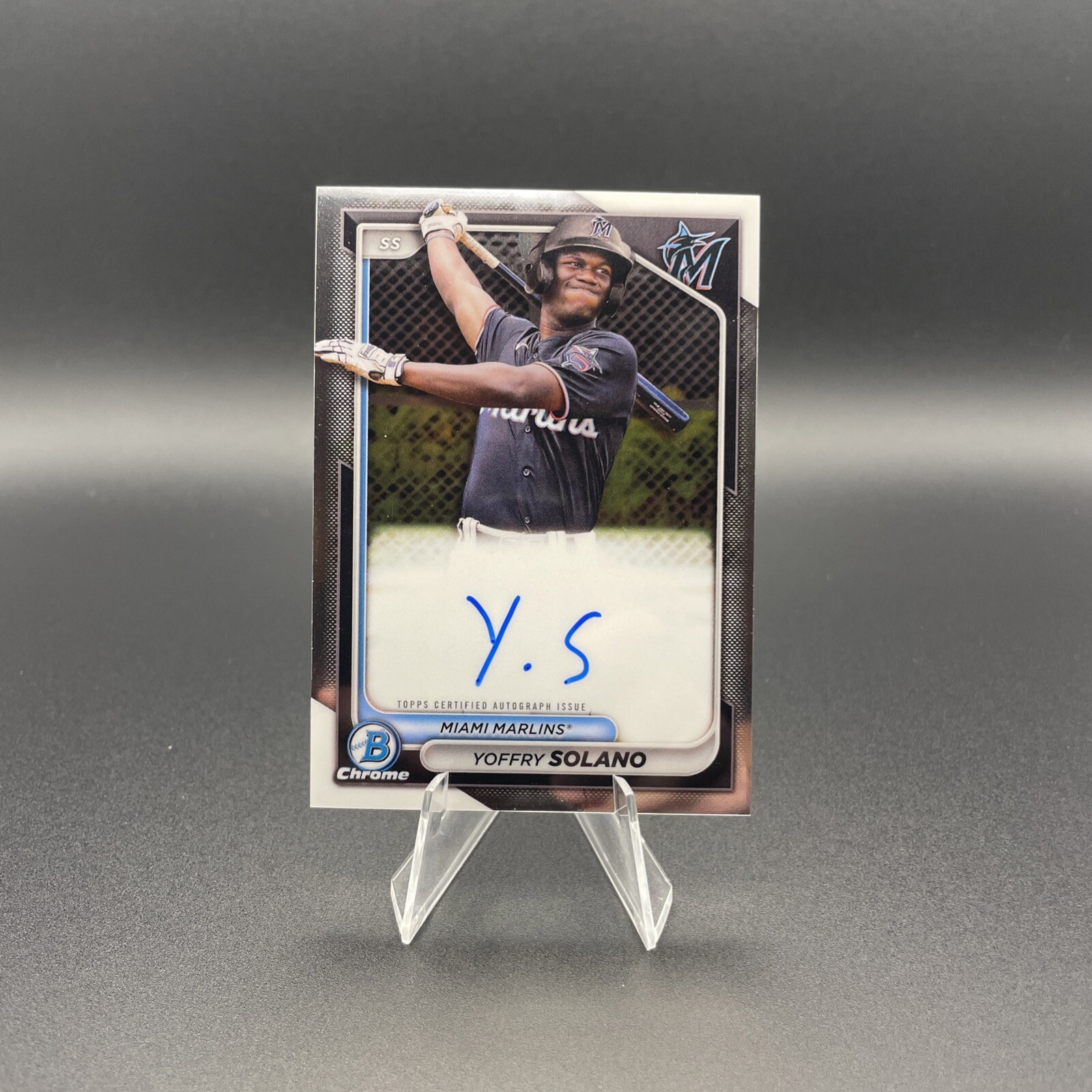 Yoffry Solano - 2024 Bowman Chrome Auto #CPA-YS