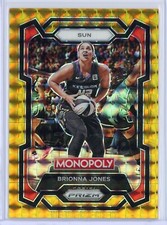 2024 Panini Prizm Monopoly WNBA 51 Brionna Jones Gold Prizm /49