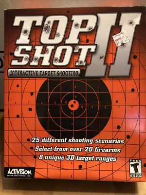 Target Pc Collection ACTIVISON TOP SHOT INTERACTIVE TARGET SHOOTING PC CD ROM WINDOWS 95/98 ...