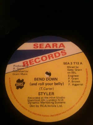 Styler  - Bend Down (And Roll Your Belly) (12'')