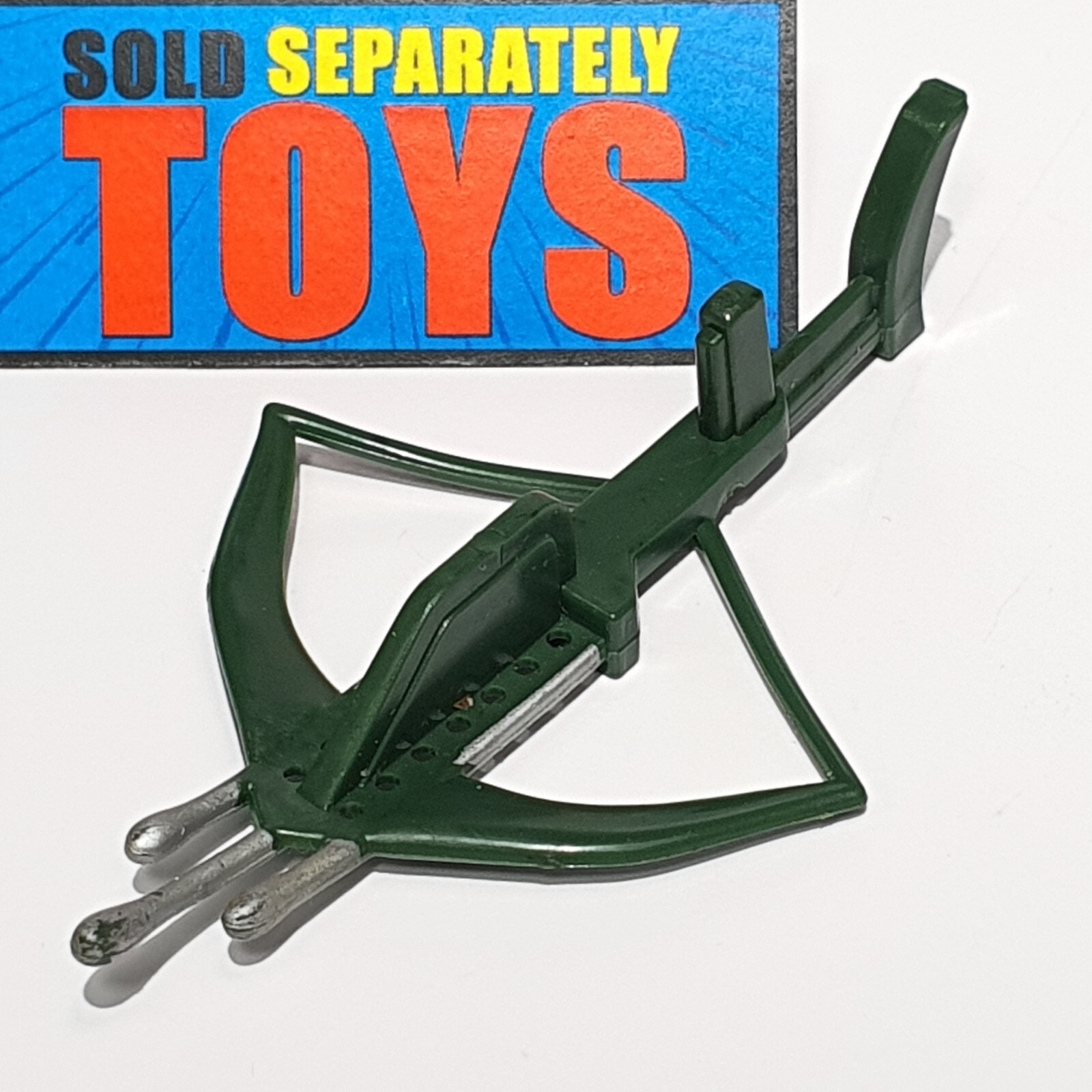Vtg Spiral Zone Razorback CROSSBOW original Tonka 1987 green weapon