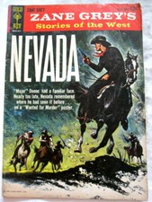 Zane Grey's Stories Of The West Nevada 1959 Gold Key Western comic VF or a VF 8