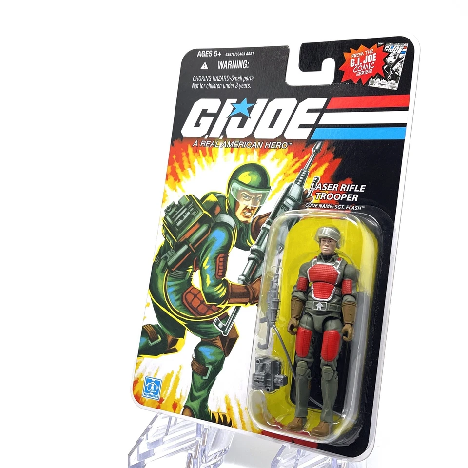 GI JOE Sgt. Flash Laser Rifle Trooper Vintage 2008 From The Comic Book Series - Image 2 of 4