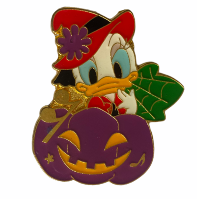 Disney Daisy Duck Pumpkin Halloween Pin Tokyo Disneyland Exclusive