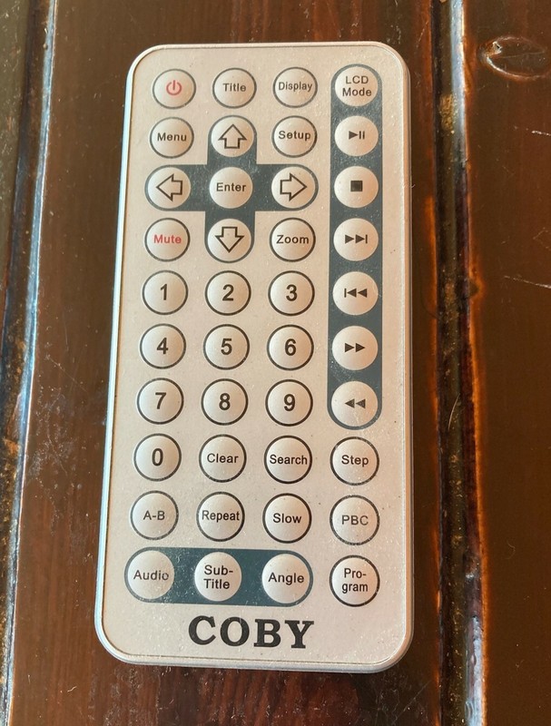 Coby JX-2001-B Remote Control TF-DVD7005 DVD Player FREE SHIPPING