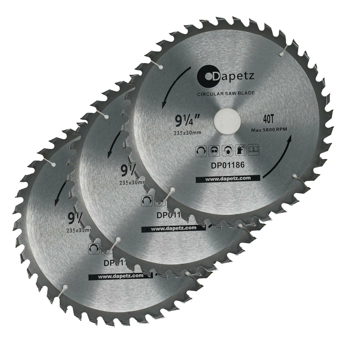 235mm TCT Circular Saw Blade 24 40 48 Teeth 30mm Bore. Saw Disc