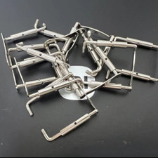 30 pcs New high quality Violin Chin rest Clamp Screw Silver 4/4, Violin Parts