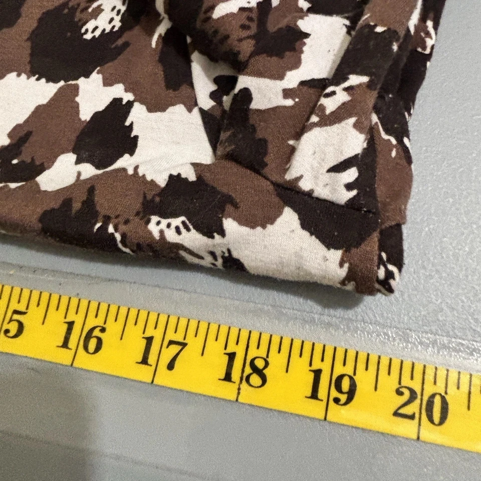 LuLaRoe Morgan Flare Brown Shirt Tee Top Cheetah Animal Print Stretch Small - Image 3 of 4