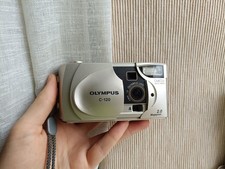   Olympus Camedia C-120 ZOOM Silver 2.0MP digital camera  WORKing FULL Set  