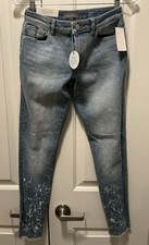 DL1961 Girls Chloe Skinny  Venice  Blue Denim Stretch Jeans Size 14 NWTs