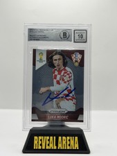2014 Panini Prizm World Cup - Luka Modric #118 On Card Auto Croatia