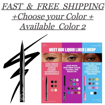 NYX PROFESSIONAL MAKEUP Epic Ink Liner, Waterproof Liquid Eyeliner