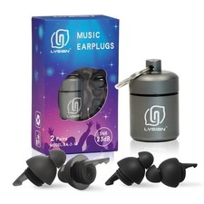 High Fidelity Concert Ear Plugs, 23dB Noise Reduction Musician Earplugs for C...