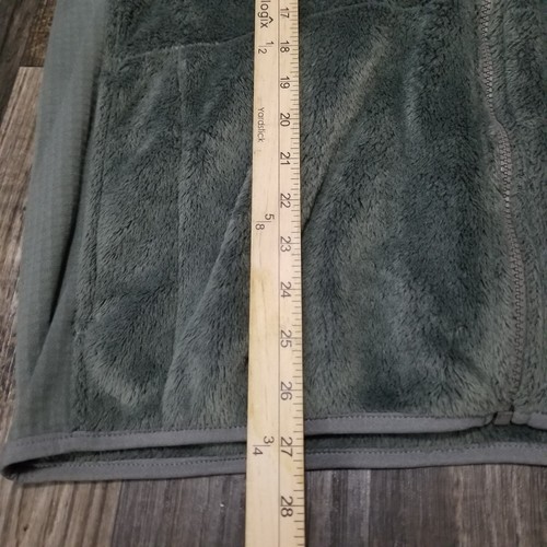 US Army Jacke Medium Long Regular Grün Fleece Polartec Deep Pile Gen III Zip - Bild 3 von 11