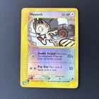 Pokemon Card Expedition Base Set Reverse Holo Meowth 121/165