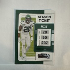 2021 Panini Contenders Season Ticket Marcus Maye #77 NY Jets 