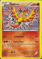Moltres Rare - 9/124 - XY Fates Collide Pokemon 2016 on eBay