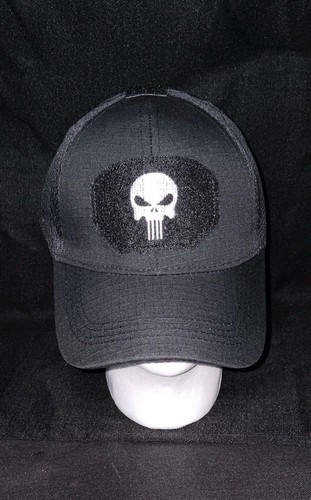 PUNISHER-MLITARY STYLE Embroidered Strapback Ball Cap,Trucker Hat-Lightweight - Picture 1 of 11