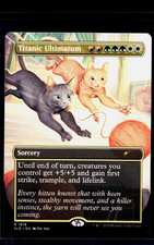 2025 MTG Magic the Gathering SLD Secret Lair Borderless #1918 Titanic Ultimatum