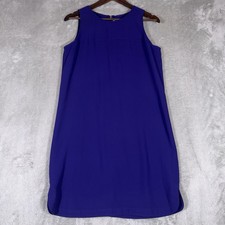 Ann Taylor Loft Sleeveless Dress Size 6 Purple Above The Knee Casual