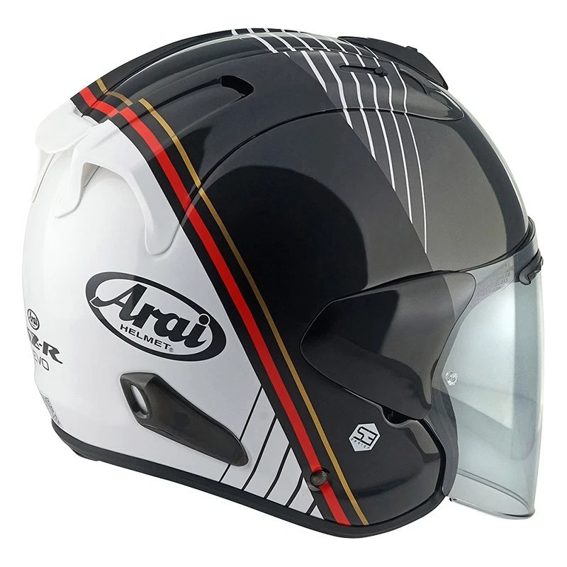 Casco Moto Jet Arai SZ-R EVO Temu Blanco Brillante AR3545TW - Imagen 3 de 4