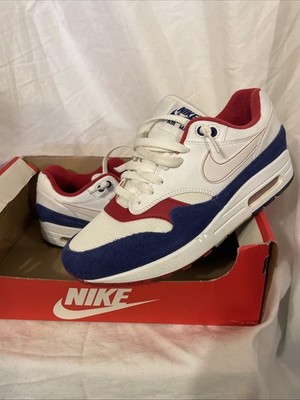 Nike Air Max 1 USA Red White Blue Women s 8 Men s 6.5 NEW IN BOX DS Patriotic 