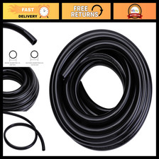 Flexible Black PVC Tubing 1" ID x 1-1/4" OD, 25ft Food Grade Plastic Hose