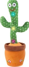 Talking  Singing Dancing Cactus Plush Toy Kids Glow Interactive Development