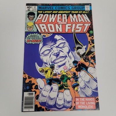 Power Man and Iron Fist 57 Marvel Comics 1970s X-Men Living Monolith 1979