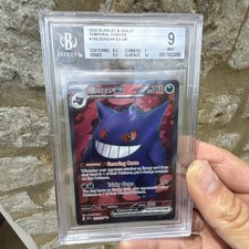 BGS 9 Gengar ex 193/162 Temporal Forces Ultra Rare Beckett Mint Pokemon 
