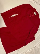Kasper Skirt Suit Red Size 10