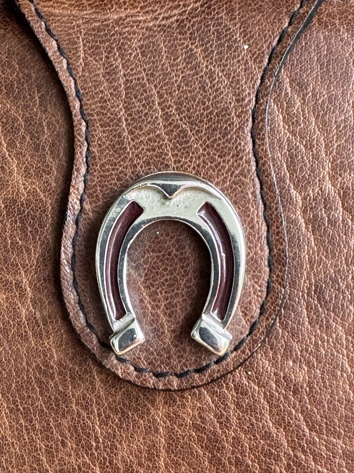 Pfeilring Solingen Maniküre Etui Set 6-teilig Leder Braune nicht verwendet Neu! - Bild 3 von 4