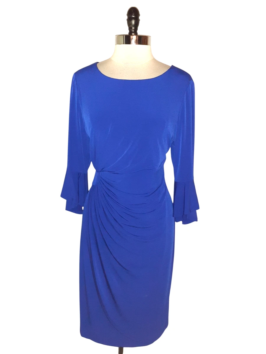 sachin and babi light blue dress Women's 3/4 Sleeve Plus-Size Dresses
