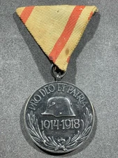 WW1 WWI Imperial Hungary Hungarian Army Military 1914-18 War Commemorative Medal