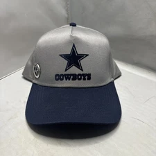 Vintage Dallas Cowboys Drew Pearson DPM Snapback Hat Cap NFL Football Blue Grey!