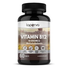 Laperva Vitamin B12 Methylcobalamin, 60 Tabletten, 10000 mcg