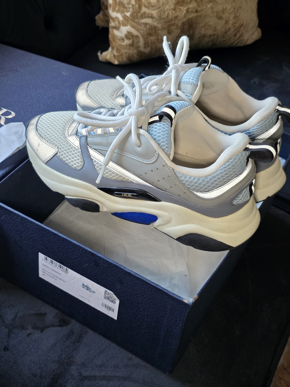 Dior B22 Trainers - Baby Blue image 2
