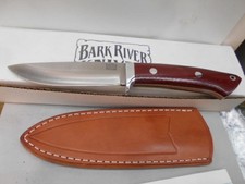 Bark River Wilderness 5 Knife CPM Cru-Wear Red Linen Micarta