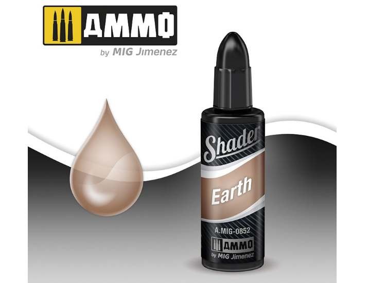 Ammo Mig A.Mig0852 10ml - Acrylic Shader - EARTH