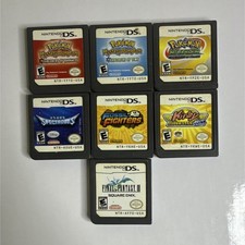 Nintendo DS 7-Game Lot Pokemon Dungeon x2 Ranger Kirby Fossil Fighters FF III